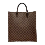 Brown Canvas Louis Vuitton Sac Plat