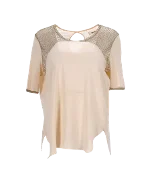 Beige Polyester Nanushka Top