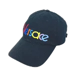 Black Cotton Versace Hat