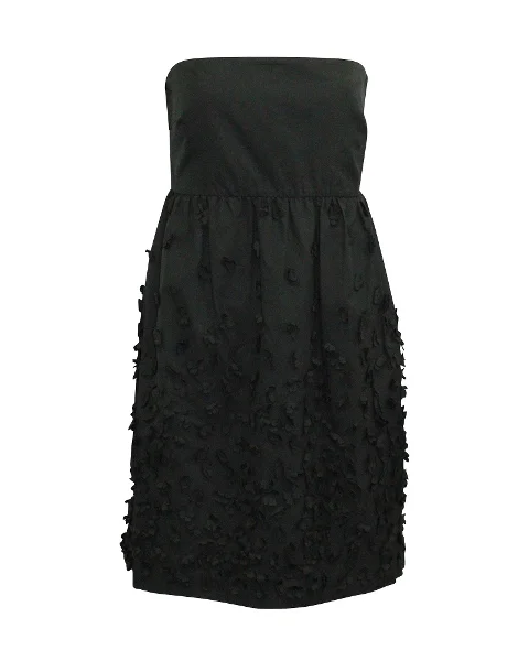 Black Polyester Dkny Dress