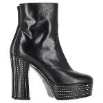 Black Leather Yves Saint Laurent Boots