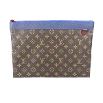 Brown Canvas Louis Vuitton Pochette Apollo