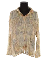 Beige Viscose Mes Demoiselles Top