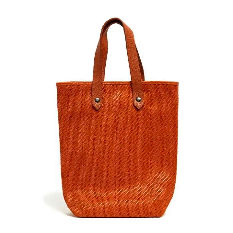Orange Leather Hermès Tote
