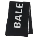 Black Wool Balenciaga Scarf