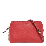 Red Leather DKNY Crossbody Bag