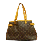 Brown Fabric Louis Vuitton Batignolles