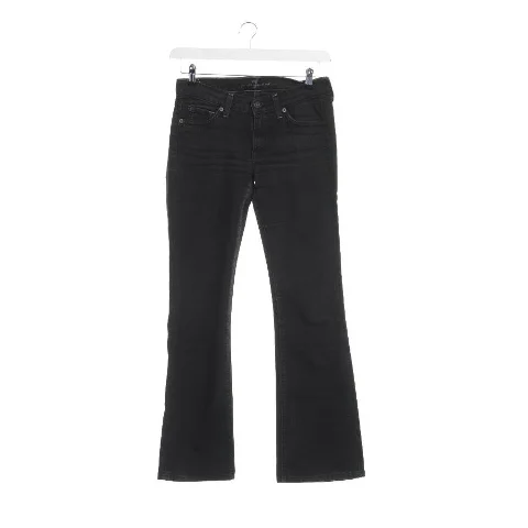 Black Cotton 7 for All Mankind Pants