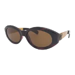 Brown Glass Versace Sunglasses