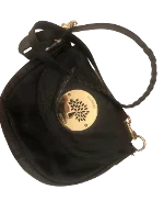 Black Polyester Mulberry Crossbody Bag