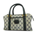 Navy Leather Gucci Handbag