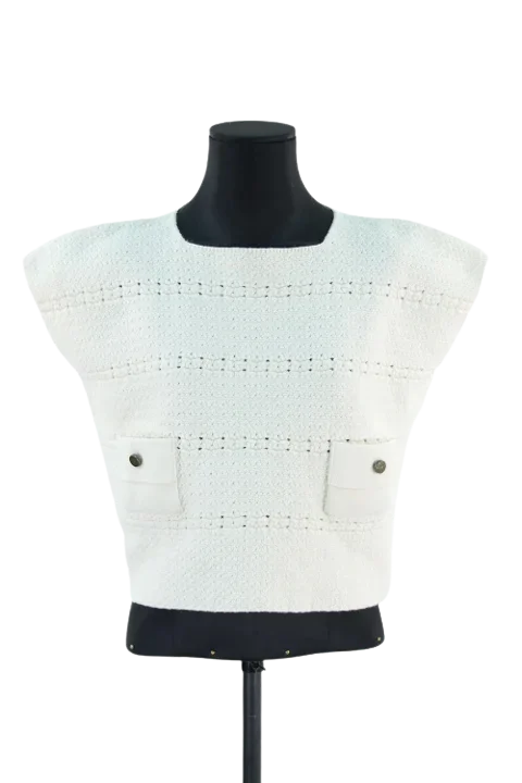 White Cotton Chloé Sweater
