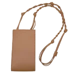 Brown Leather Jil Sander Crossbody Bag