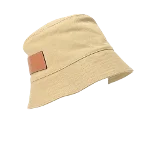 Beige Canvas Loewe Hat