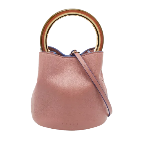 Pink Leather Marni Handbag