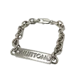 Silver Metal Louis Vuitton Bracelet