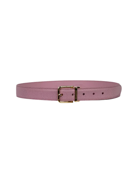 Pink Leather Dolce & Gabbana Belt