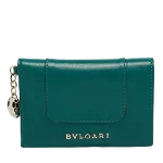 Green Leather Bvlgari Wallet