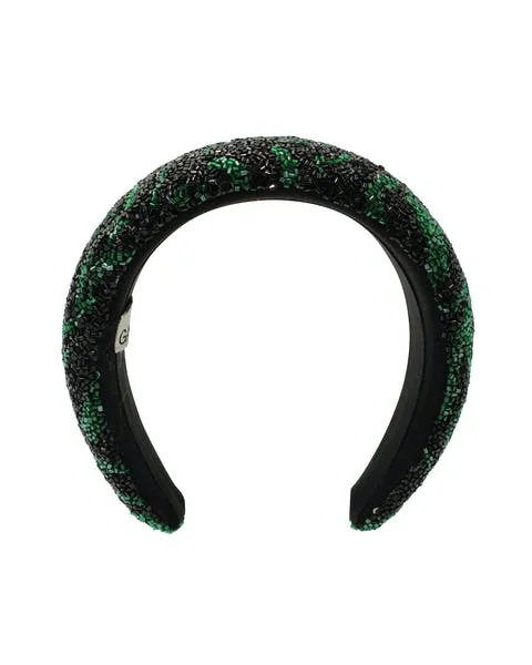Green Polyester Ganni Hair Accessories