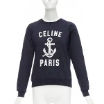 Navy Cotton Celine Sweatshirt