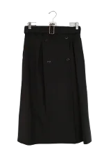 Black Wool Max Mara Skirt