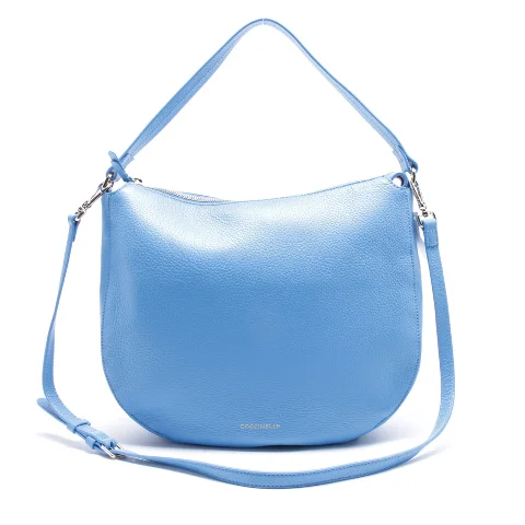 Blue Leather Coccinelle Shoulder Bag