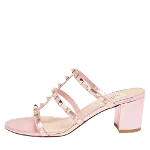 Pink Leather Valentino Sandals