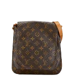 Brown Canvas Louis Vuitton Musette Salsa