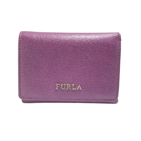 Purple Leather Furla Wallet