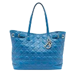 Blue Canvas Dior Tote