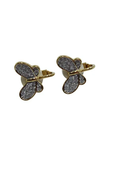 Gold Metal SWAROVSKI Earrings