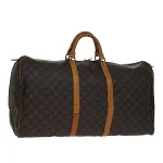 Brown Canvas Louis Vuitton Keepall