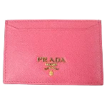 Pink Leather Prada Wallet