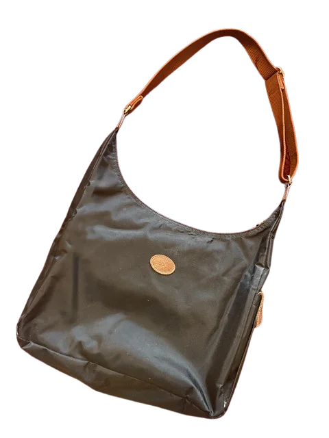 Black Nylon Longchamp Shoulder Bag