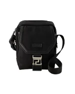 Black Nylon Versace Crossbody Bag