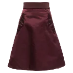 Brown Nylon Acne Studios Skirt