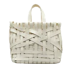 White Leather Jil Sander Tote