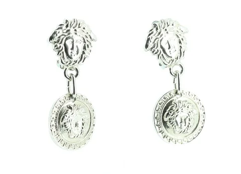 Silver Silver Versace Earrings
