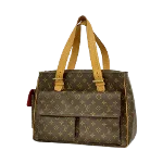 Brown Canvas Louis Vuitton Tote 