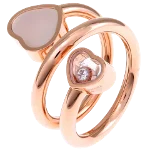 Pink Rose Gold Chopard Ring