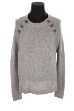 Grey Wool The Kooples Sweater