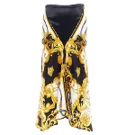 Gold Silk Versace Skirt