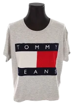 Grey Cotton Tommy Hilfiger Top