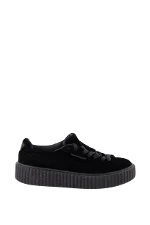 Black Fabric Puma Sneakers