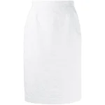 White Cotton Lanvin Skirt