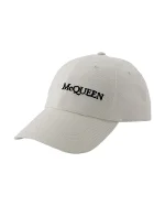 White Cotton Alexander McQueen Hat