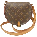 Brown Canvas Louis Vuitton Sac Tambourine