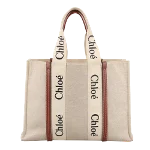 Beige Canvas Chloé Tote