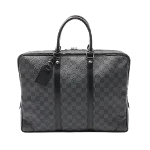 Black Canvas Louis Vuitton Briefcase