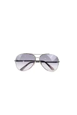Grey Metal Tom Ford Sunglasses